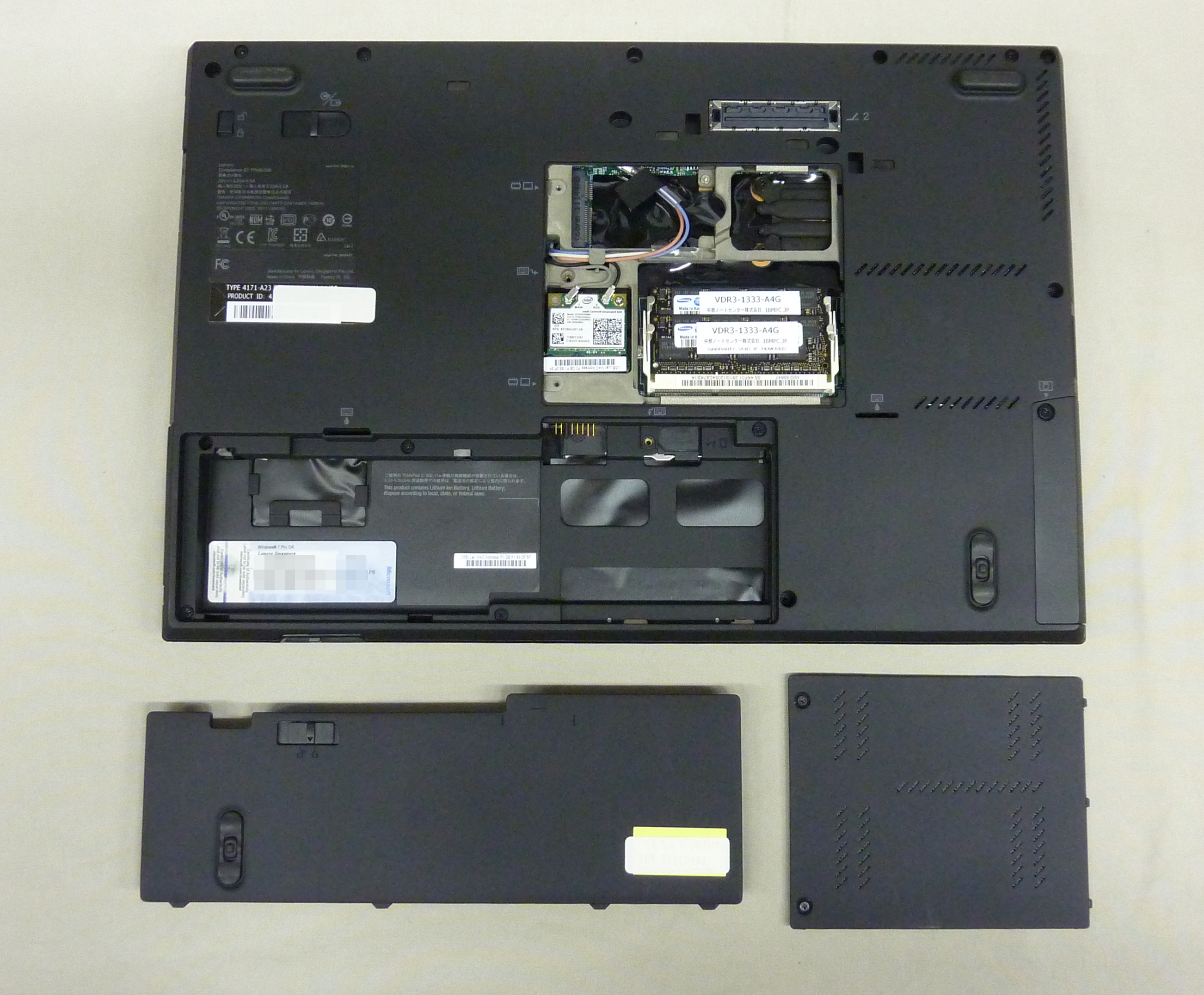 ThinkPad T420 メモリ12GB, SSD250&HDD500GB改